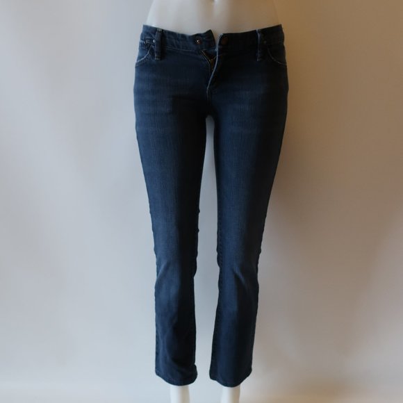 GOLD SIGN "ENVY" BLUE STRAIGHT LEG JEANS SZ 27* - Picture 2 of 9